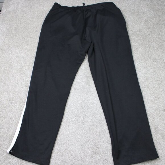 Polo Ralph Lauren Sweatpants Mens XL Black/White Zip Ankle Joggers 32" inseam - Picture 7 of 13